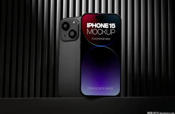 Iphone15样机,手机产品展示样机模型