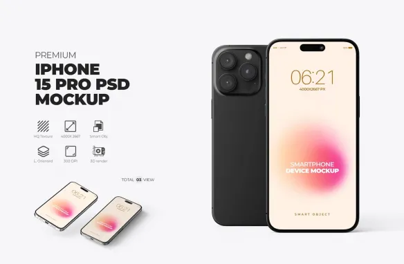iPhone15Pro响应式样机,iPhone15样机