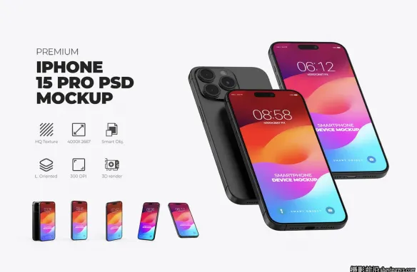 iPhone15Pro样机模型