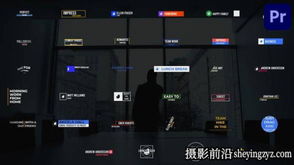 PR模板-33种创意文本动画标题排版效果模版 VH-53930301